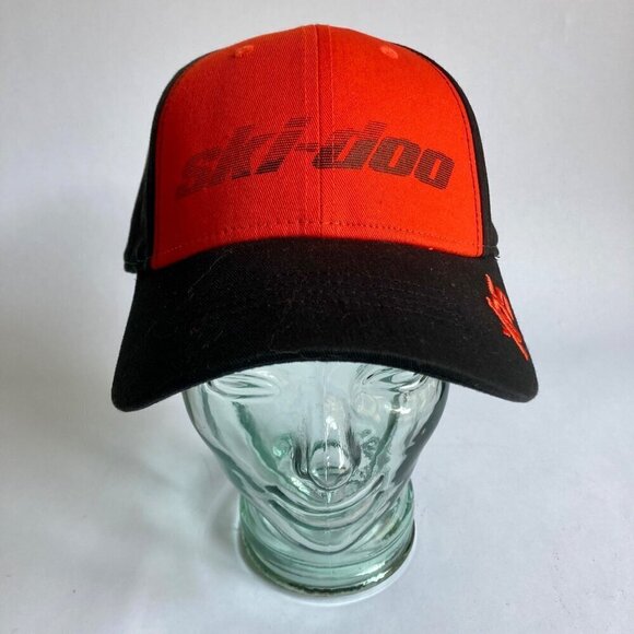 Ski-Doo XPS Hat Snowmobile One-Size BRP 447301 Orange/Black - Picture 1 of 6